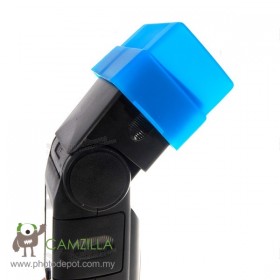 Three Color Flash Diffuser for Canon 580EX/580EX II (Blue+Yellow+White)